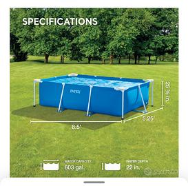 Piscina fuori terra Intex 260 x 160 x 65 cm