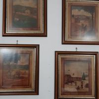 Set 4 quadri 4 stagioni