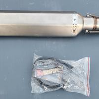 Scarico akrapovic (Simile)universale per moto