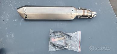 Scarico akrapovic (Simile)universale per moto