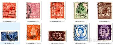 Francobolli Regno Unito