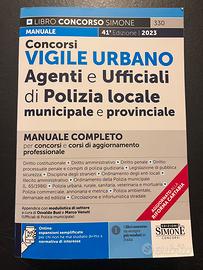 Libro concorsi Vigile - Polizia Locale Ed. Simone