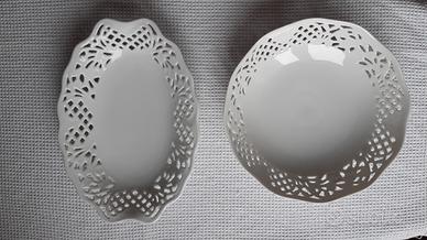 Ciotole in porcellana bianca