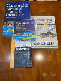 Dizionari inglese e tedesco