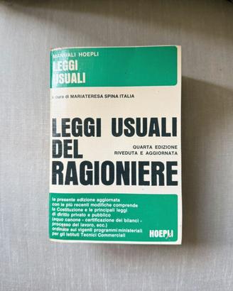 Leggi usuali del ragioniere.