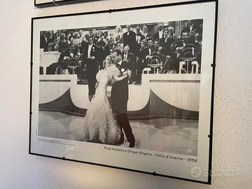 Fred Astaire e Ginger Rogers, con cornice