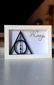 quadretto 3d harry potter 