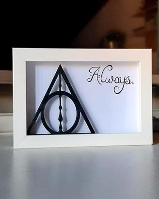 quadretto 3d harry potter 