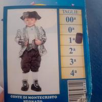 Vestito carnevale conte di Montecristo 