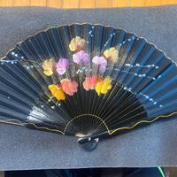 Ventaglio cinese dipinto a mano vintage