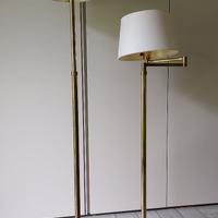 Lampade a stelo in ottone regolabili