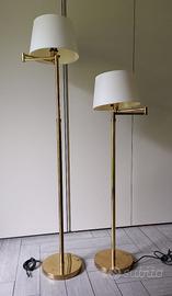 Lampade a stelo in ottone regolabili