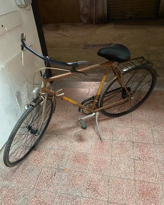 Bicicletta anni 80 Legnano forcella grigia