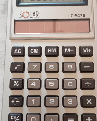 Toshiba calcolatrice energia solare 