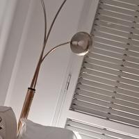 lampada vintage anni 70 dorata