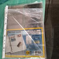 Fogli porta carte telefoniche/ biglietti da visita