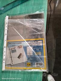 Fogli porta carte telefoniche/ biglietti da visita