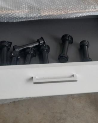 mobile cucina cassettiera colore bianco 