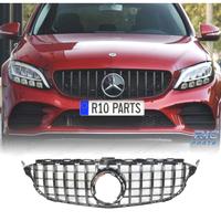 GRIGLIA MERCEDES W205 14-18 AMG GT NERO LUCIDO CRO