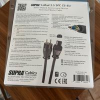 Cavo alimentazione SUPRA LoRad 2.5 SPC Anniversary