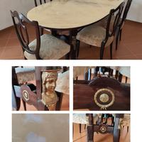 Set da pranzo - Tavolo con 6 sedie