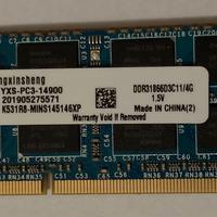 Memoria Ram SODIMM 4 GB DDR3 1866 MHz PC3-14900