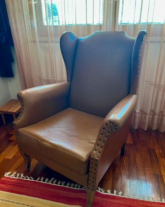 Poltrona vintage in pelle