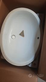Lavandino Ceramica Dolomite ad incasso