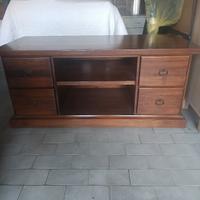 porta TV in legno massello