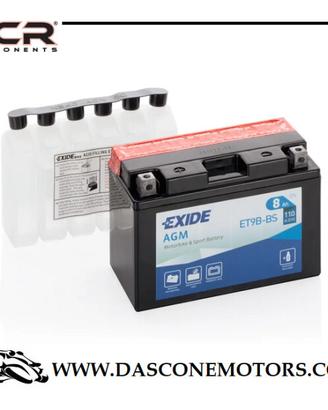 BATTERIA NUOVA ET9B-BS Tmax 2001 2007 Majesty R6 M