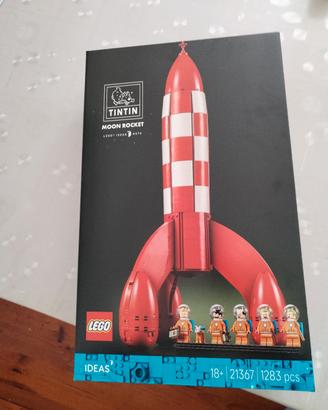 lego tin tin moon rocket 