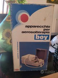 Apparecchio per aerosolterapia vintage, anni 80