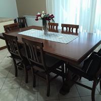 tavolo allungabile fino a 3.80 m... 6 sedie 