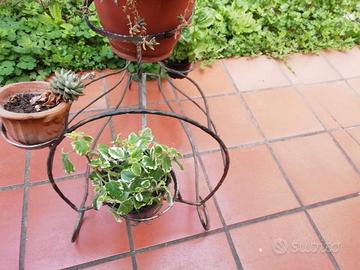 PORTAFIORI FERRO BATTUTO FATTO A MANO