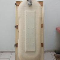 Vasca in vetroresina Acqualife 170x70 con supporto