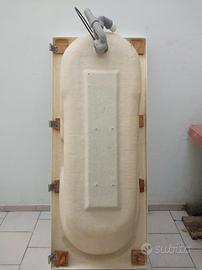 Vasca in vetroresina Acqualife 170x70 con supporto