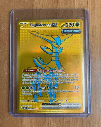Pokemon Fogliaferrea Ex 176 Near Mint Italiano