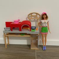 Barbie pizzeria+supermercato