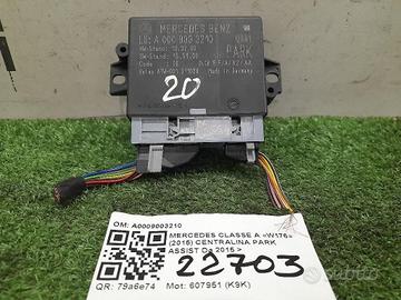 CENTRALINA PARK ASSIST MERCEDES Classe A Serie (W1