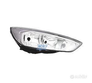 FARO DESTRO FORD FOCUS 14-18 CON FONDO CROMATO