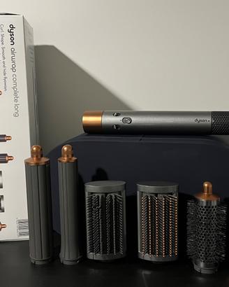 Dyson Airwrap Complete Long Nichel/Rame originale