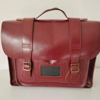 Borsa Dr. Martens in cuoio color ciliegio