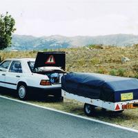 Carrello Tenda 4 posti, 2 fuochi,lavello e veranda