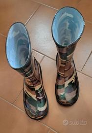Stivale pioggia mimetico 31