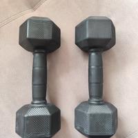 Pesi 5 kg manubri in gomma 