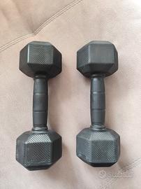 Pesi 5 kg manubri in gomma 