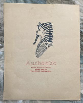 Papiro Egizio autentico