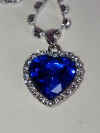 Collana Amuleto Cuore dell' Oceano Titanic 