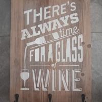 quadretto decorativo con gancini