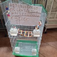 voliera x pappagalli di media taglia, imballata 